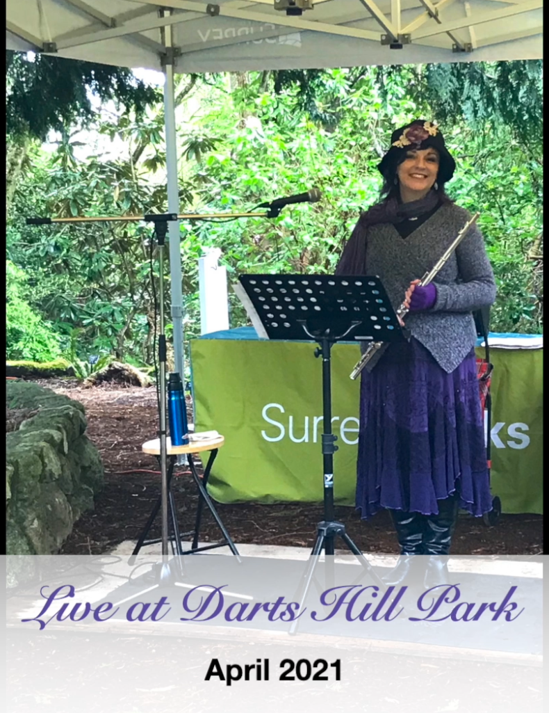 Fluting in the park with Michelle